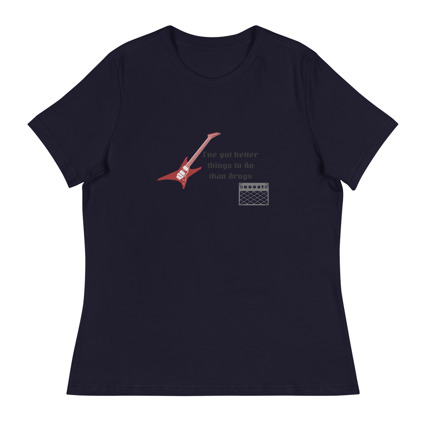 Better Than Drugs: Guitar Axe - Women's Relaxed T-Shirt | Bella + Canvas