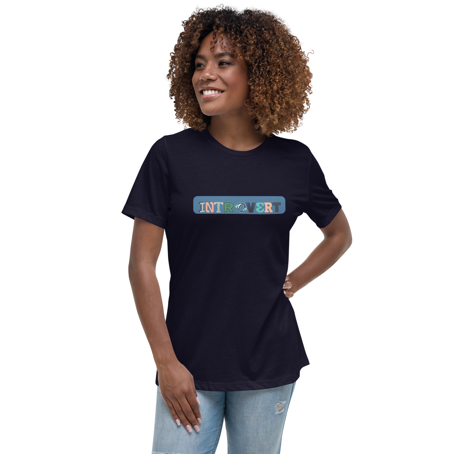 Introvert - Women's Relaxed T-Shirt | Bella + Canvas