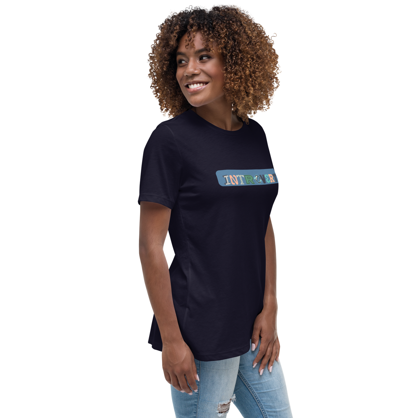 Introvert - Women's Relaxed T-Shirt | Bella + Canvas