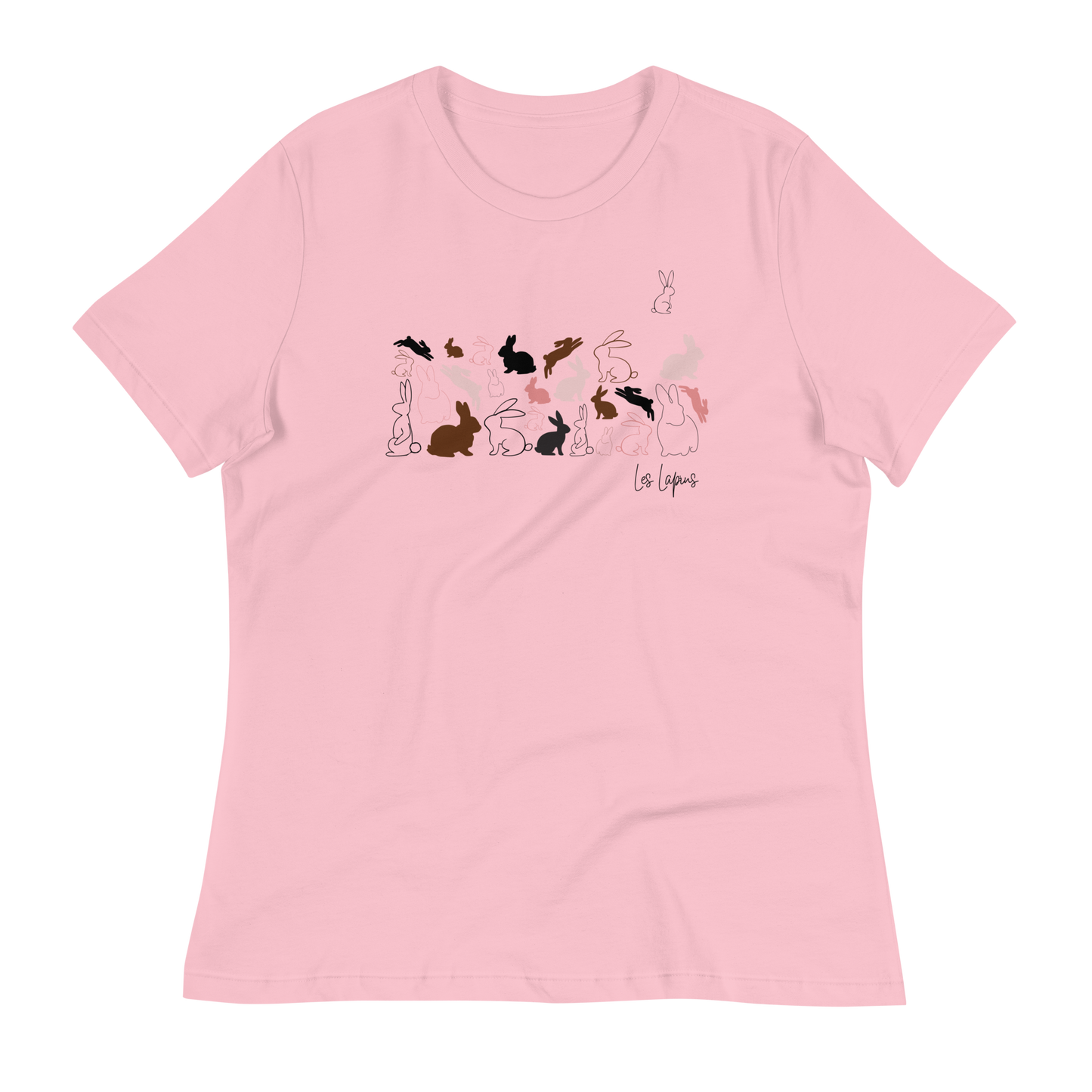 Quelque Chose: Les Lapins - Women's Relaxed T-Shirt | Bella + Canvas