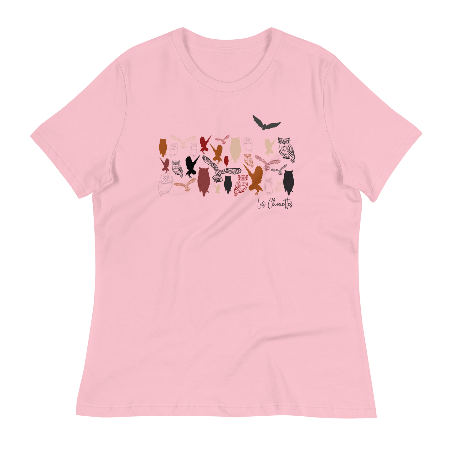 Quelque Chose: Les Chouettes - Women's Relaxed T-Shirt | Bella + Canvas