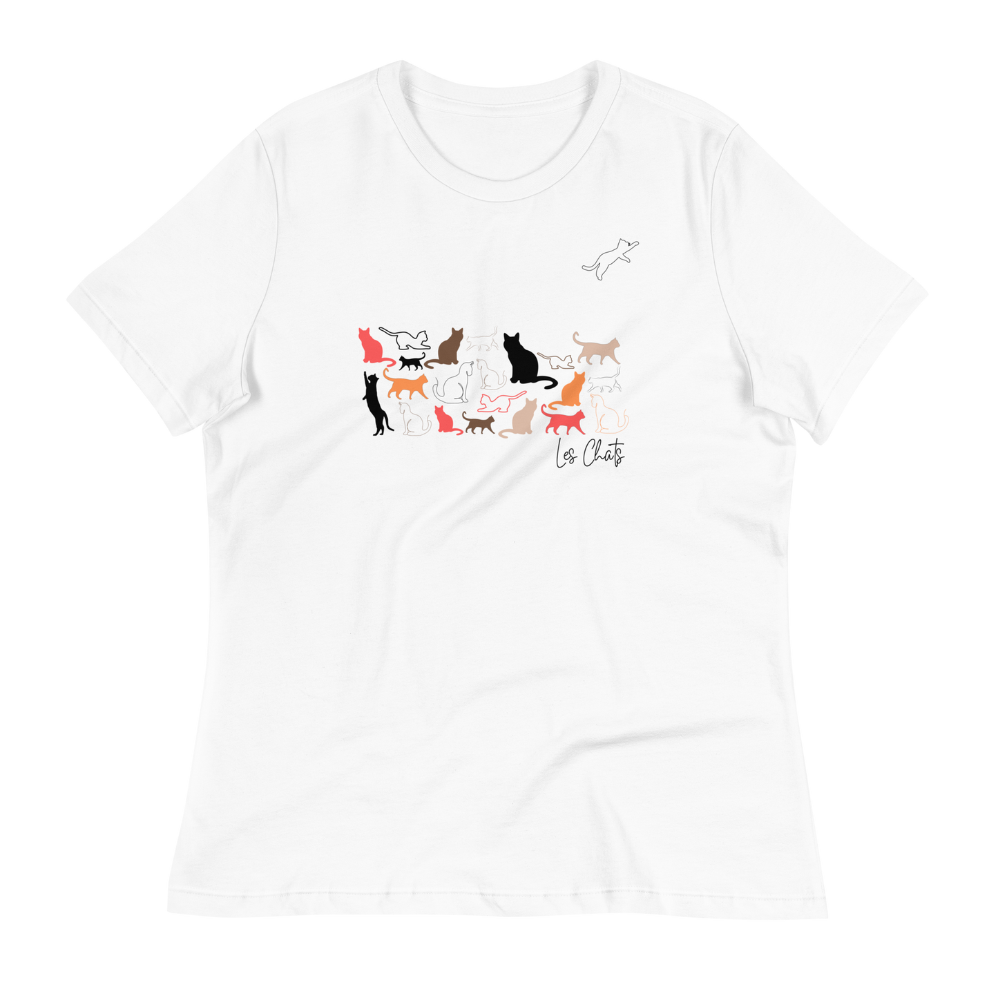 Quelque Chose: Les Chats - Women's Relaxed T-Shirt | Bella + Canvas
