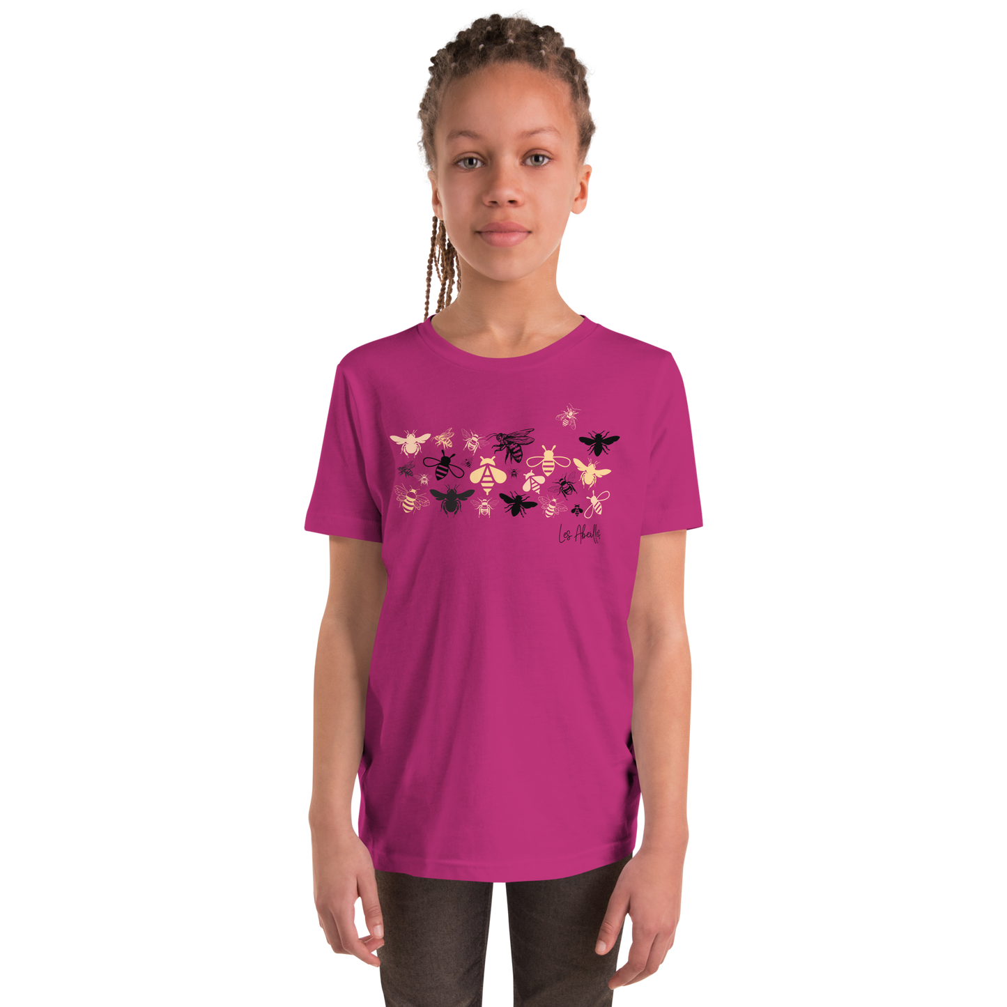 Quelque Chose: Les Abeilles - Youth Staple Tee | Bella + Canvas